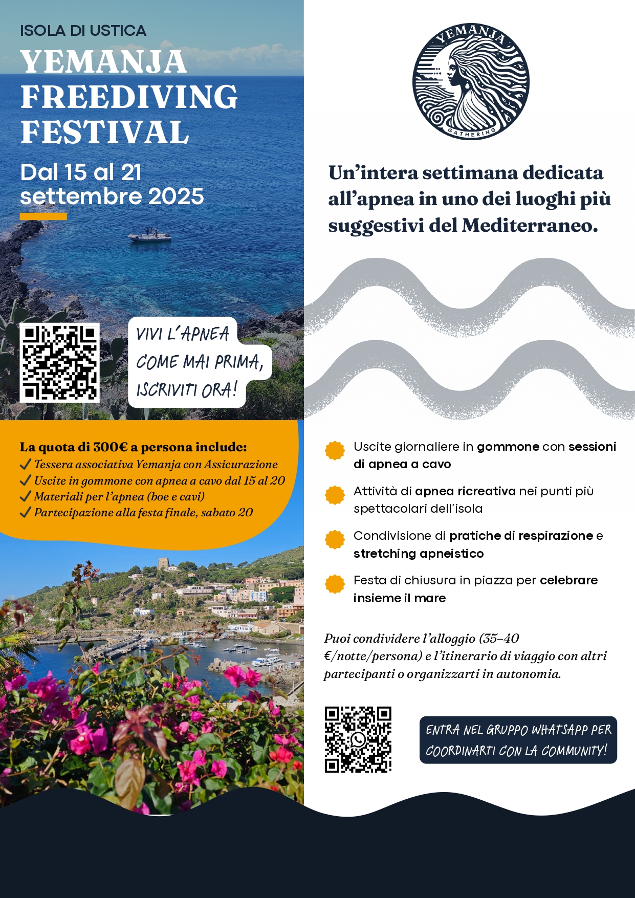 Yemanja Freediving Festival all'isola di Ustica