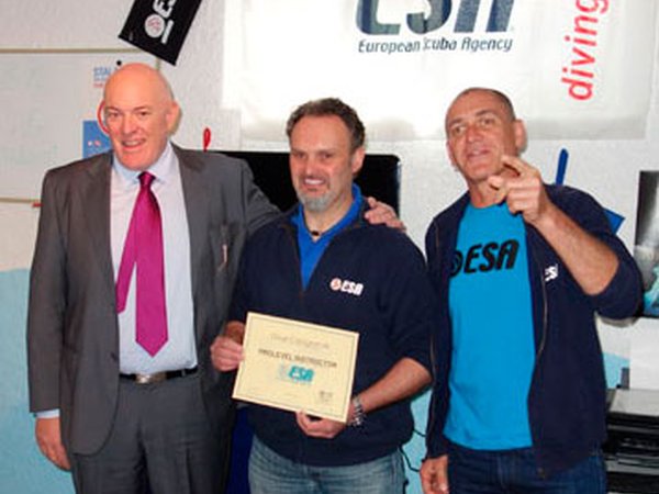 Certificazione ESA Prolevel Instructor GODiving?