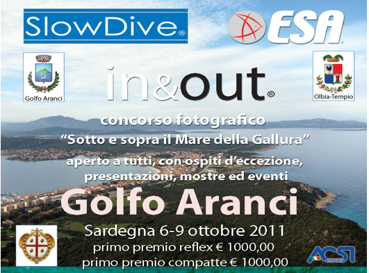 ACSI Divisione Sub al concorso fotografico "in&out" a Golfo Aranci