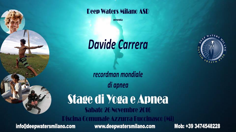 Stage di Yoga e Apnea con Davide Carrera